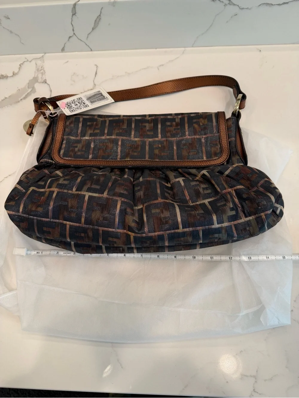 Fendi Zucca Forever Mama Shoulder Bag